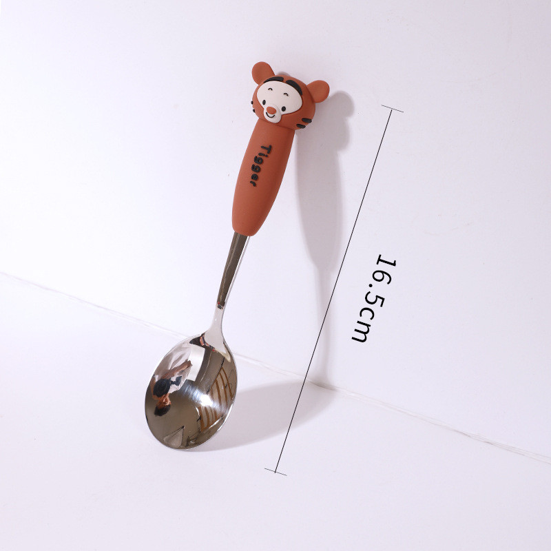 🥢Disney ตะเกียบ ช้อน ส้อม    ชุดช้อนส้อม  ช้อนเด็ก  Kid Spoon Fork Set    ชุดช้อนส้อมเด็ก ช้อนส้อมลายการ์ตูน แสตนเลสหนาอย่างดี พร้อมกล่องพกพาสะดวก