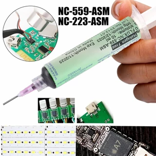 จัดส่งใน24ซม.ฟลักซ์หลอด ฟลักซ์บัดกรี หมึกซ่อมNC-559 NC223 10CC แถมหัวเข็ม อุปกรณ์งานซ่อม
