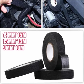 15เมตร เทปผ้าพันสายไฟรถยนต์ ทนความร้อน กันน้ำ เทปผ้าลวด