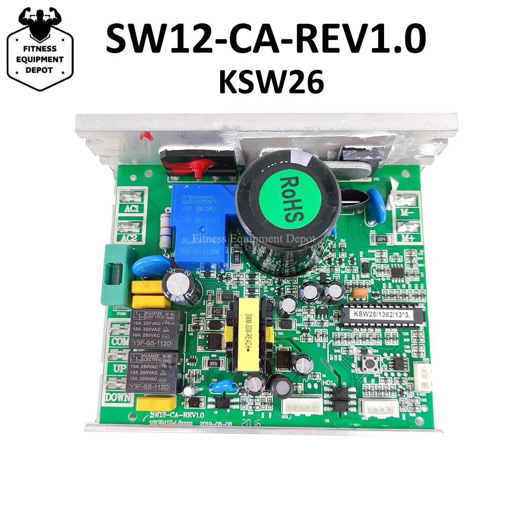 Original SW12-CA-REV1.0 KSW26 KSW16 ลู่วิ่งมอเตอร์ Controller ใช้งานร่วมกับ SW01-CA-REV1.0 SW02-CA-REV1.0 Lower Control Board