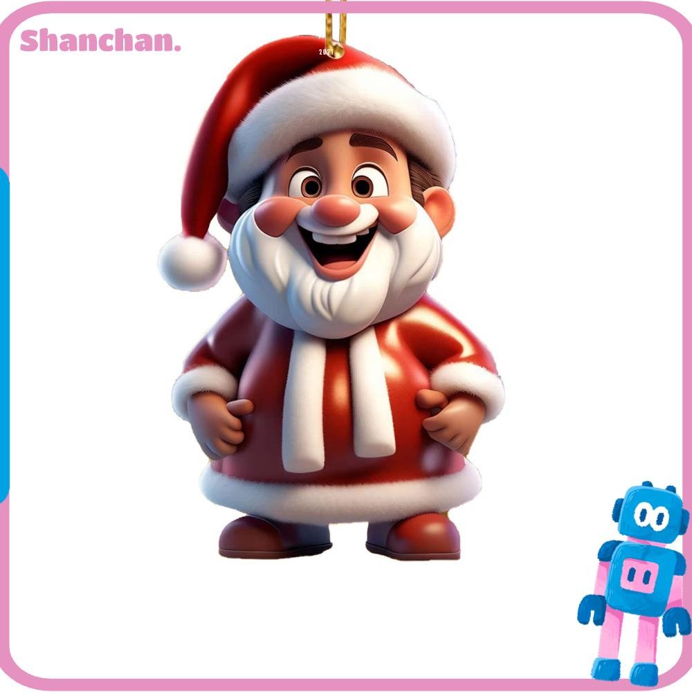 Shanchan แขวนจี้, Navidad Happy Year Xmas Decor, ตกแต่งบ้านกว้างใช้ Creative Xmas Tree เครื่องประดับ Merry Christmas