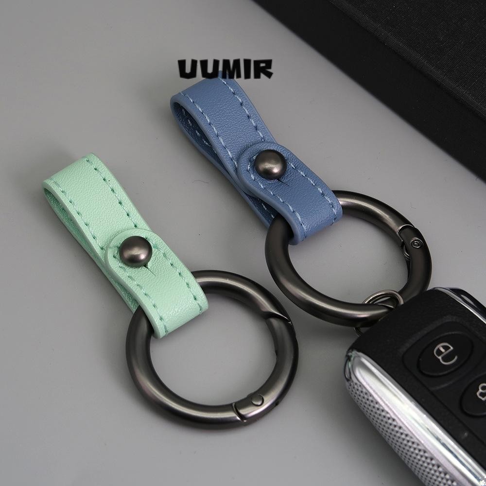 Uumir จี้กุญแจ, หนัง PU พวงกุญแจอเนกประสงค์หัวเข็มขัด, แหวนโลหะผสมสังกะสีซุปเปอร์น้ําหนักเบาชายความคิดสร้างสรรค์ของขวัญเครื่องมือกลางแจ้ง