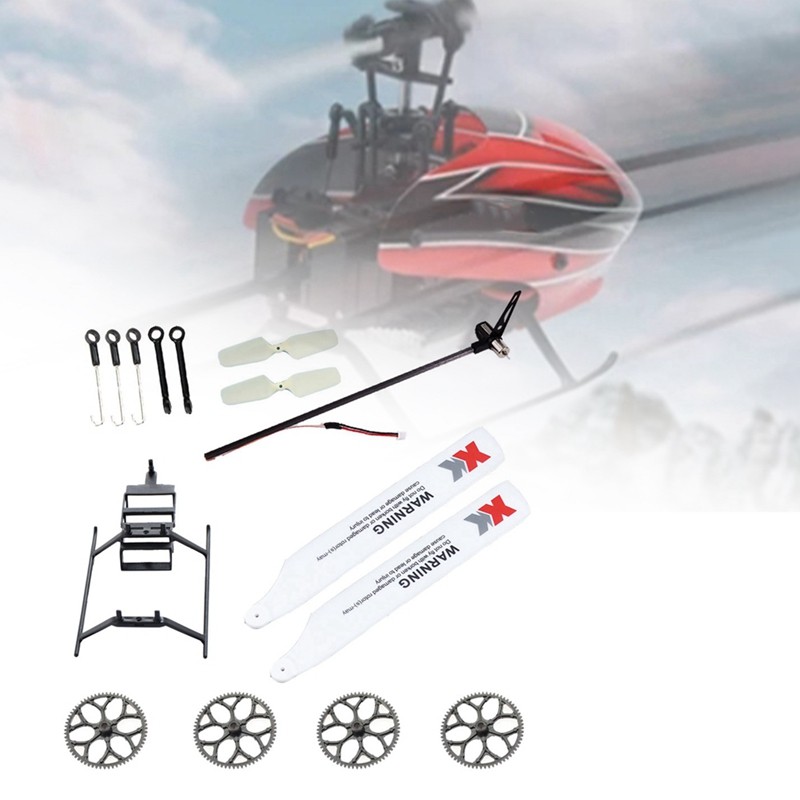 ชุดอะไหล่ทดแทนเฮลิคอปเตอร์ RC สําหรับ XK K110,K110S RC อะไหล่อัพเกรดเฮลิคอปเตอร์ - รูปที่ 2