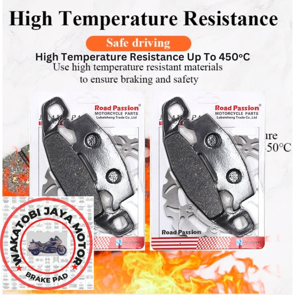 KAWASAKI ผ้าเบรคสําหรับ คาวาซากิ ZG1000 ก9-ก18 1000 GTR 1994 1995 1996 1997 1998 1999 2000-2003 ZG 1