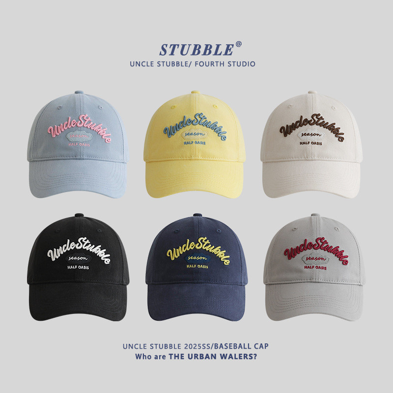 หมวกเบสบอลดีไซน์ดั้งเดิม สไตล์เกาหลี ปีกกว้าง ลดขนาดใบหน้า หมวกเป็ดแฟชั่นสำหรับคู่รัก หมวกกันแดดอเนกประสงค์