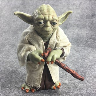 12ซม. Star War Mandalorian ตัวอักษร Master Yoda พร้อมผ้า Act…