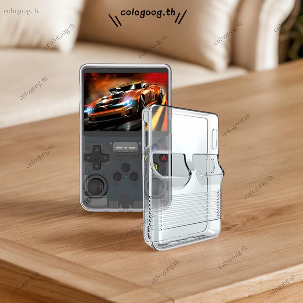 [colog.th] เคส TPU แบบใสสําหรับคอนโซลเกมมือถือ R36S ฝาครอบป้องกันการล่มสลาย