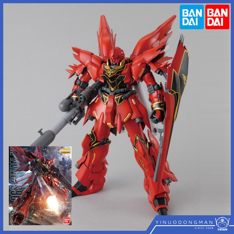 ชุดโมเดล Bandai 81597 MG Sinanju Sinanju พร้อมเครื่องยิงจรวด เวอร์ชันอนิเมชั่น HD OVA กันดั้ม