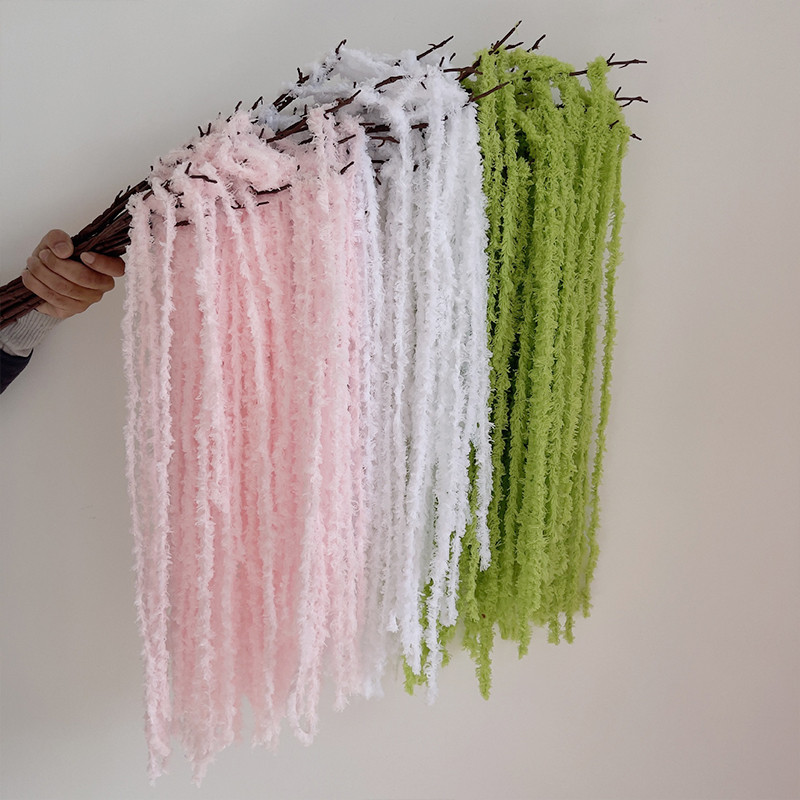 ประดิษฐ์ DIY แขวน Amaranthus ดอกไม้ Eternal Lovers Nordic Shop Windows จอแสดงผลงานแต่งงานเจ้าสาวช่อดอกไม้ตกแต่ง - รูปที่ 3