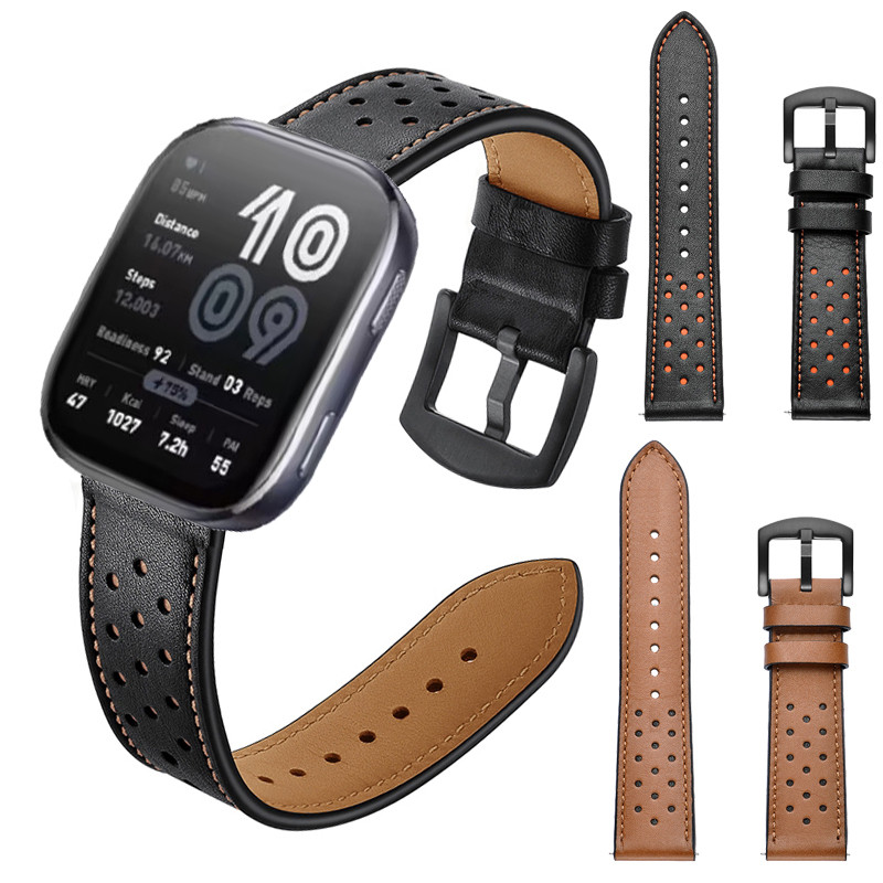 Amazfit Bip 6 สาย สําหรับ Amazfit Bip 6 สายนาฬิกาสร้อยข้อมือหนังแท้เปลี่ยนเข็มขัดสําหรับ Amazfit Bip