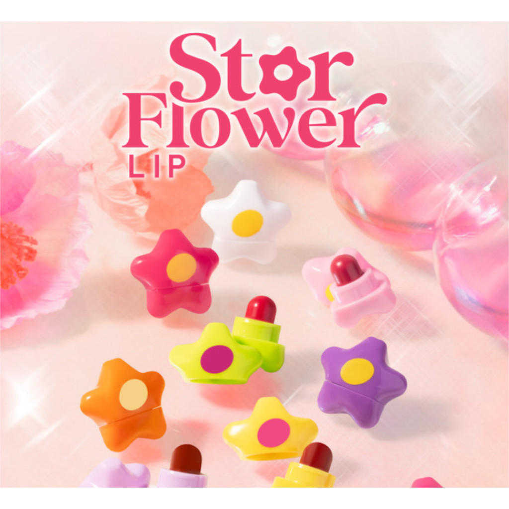 Baby Bright Star Flower Lips 0.95g เบบี้ ไบร์ท สตาร์ฟลาวเวอร์ลิป ปาก แก้ม ตา เบอร์ 01-10
