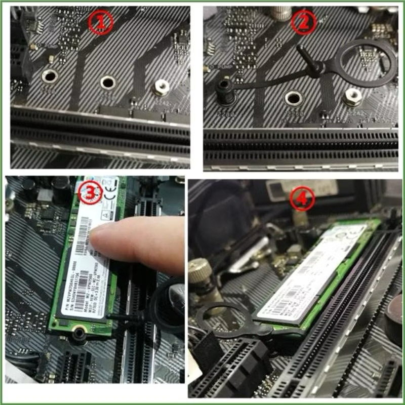 ตัวยึดล้อค M.2แบบหมุดไนล่อนทนทานสําหรับ H310 B360 B365 H410 Board สําหรับ M 2 SSD