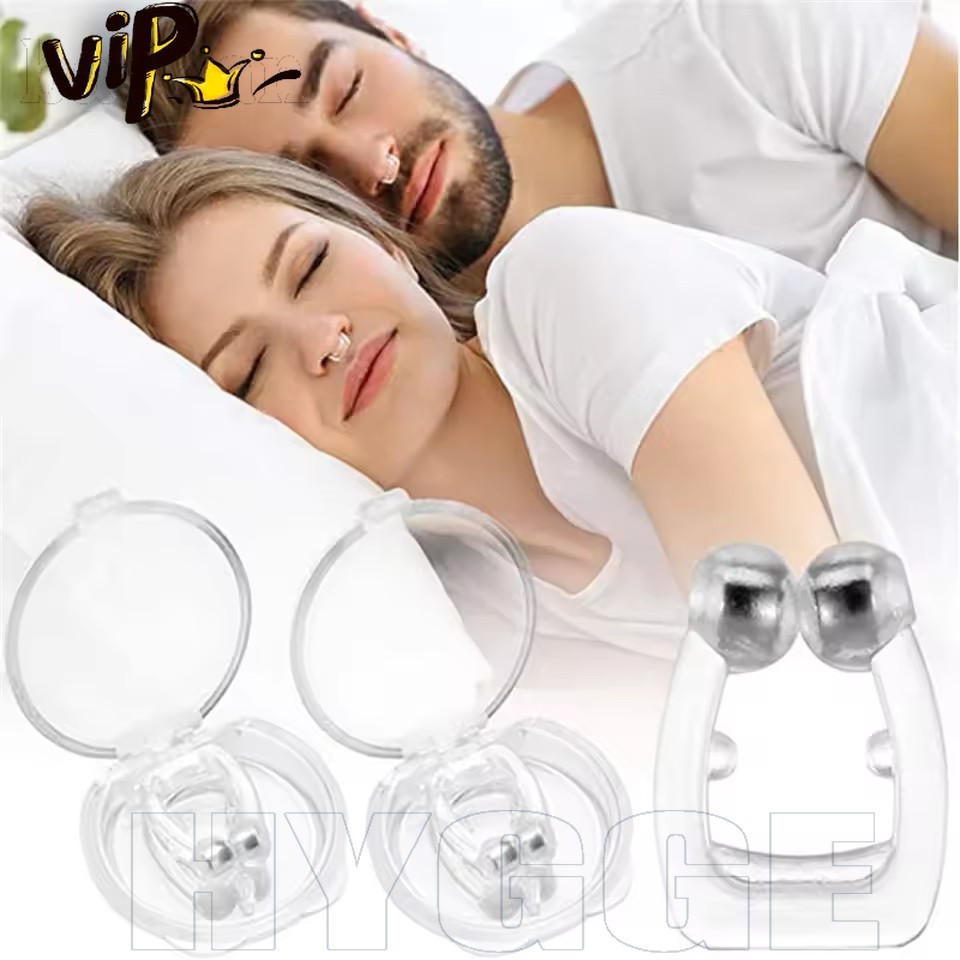 Anti Snore คลิปจมูกแม่เหล็ก - อุปกรณ์ช่วยนอนหลับเงียบ ขจัด/บรรเทาการกรน Health Care