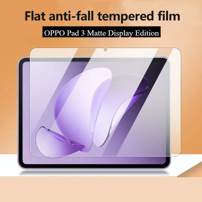 9h กระจกนิรภัยสําหรับ 2025 OPPO Pad 3 Matte Display Edition 11.161 นิ้ว Pad3 แท็บเล็ตกระจกนิรภัยป้องกันรอยขีดข่วนป้องกันหน้าจอ