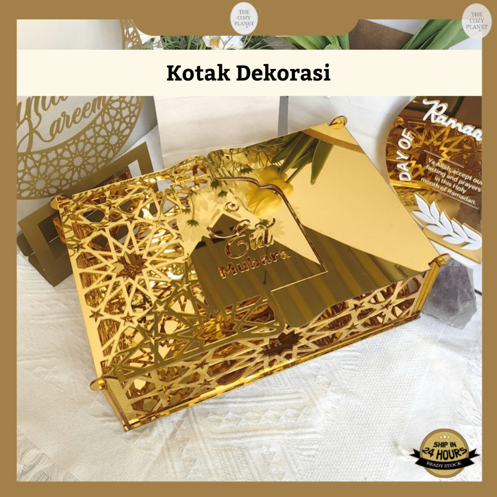 Kotak Gula-Gula Ramdhan Festival Celebration Storage Sweets Stereoskopik Bekalan Perayaan Berkualiti