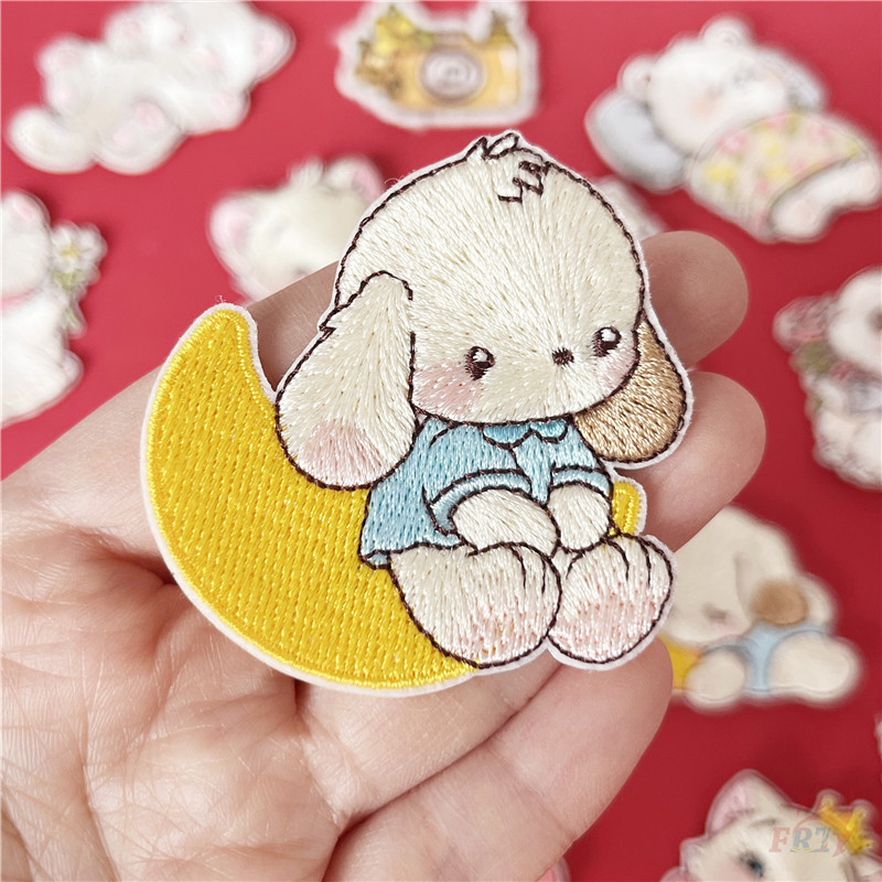 ☸ ถาม แพทช์สติกเกอร์ติดด้วยตนเองเด็กอ่อนสัตว์ ☸ 1 ชิ้น DIY เหล็กบนเย็บเสื้อผ้ากระเป๋าอุปกรณ์เสริมตกแต่งป้ายแพทช์ - รูปที่ 5