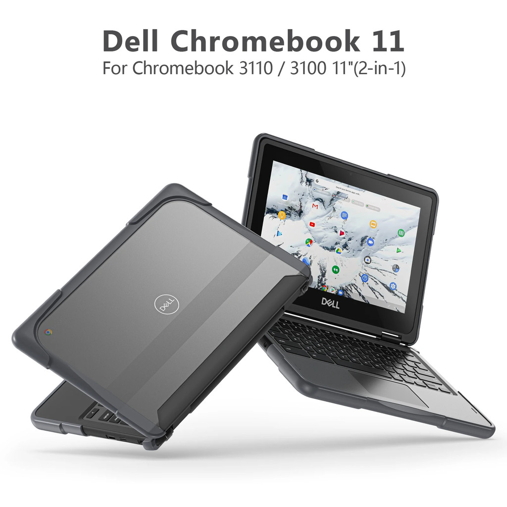 กรณีแล็ปท็อปสําหรับ Dell Chromebook 11.6 3110/3100 PVC เกราะป้องกันสําหรับ 2022 Dell Chromebook 3100 11.6 นิ้วกรณีแล็ปท็อป
