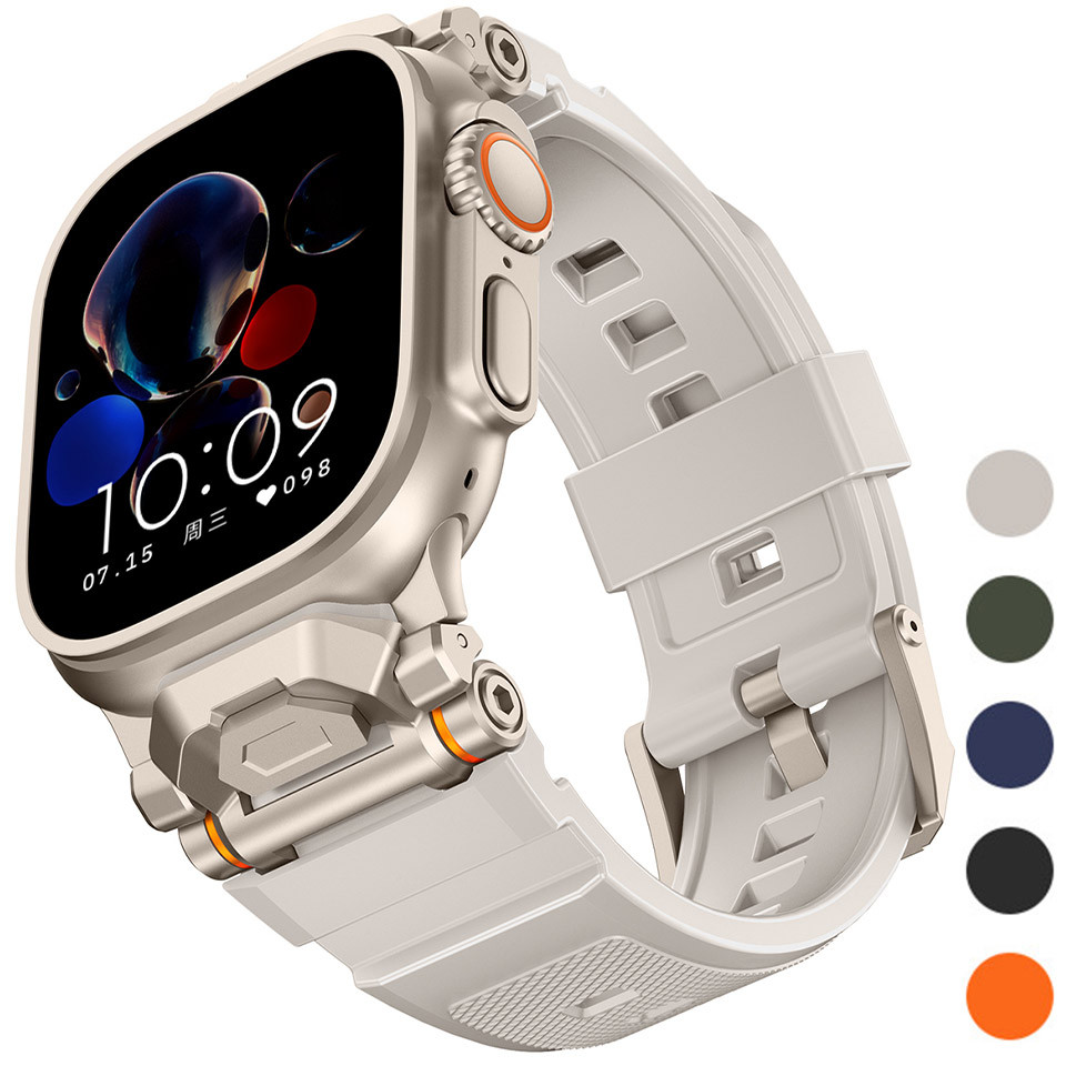 หรูหรานุ่มสายกีฬายางรัดสร้อยข้อมือสําหรับ แอปเปิล ดู พิเศษ 2 1 49 มม. ฉันดู 10 9 8 7 6 5 4 46 มม. 45 มม. 44 มม. 42 มม.