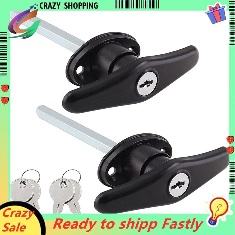 T-Handles Campers Topper Lock Campers Shell ล็อคและคีย์ T-Handle Canopy เปลี่ยนล็อค T-Lock