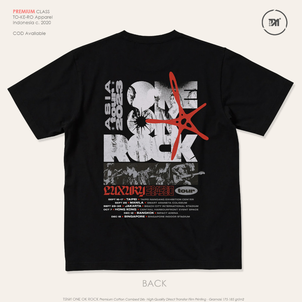 คอเต่าส compression dicompressed Tokero Japan Band ONE OK ROCK Asian Tour 2025 [สดํํ] Unoffical