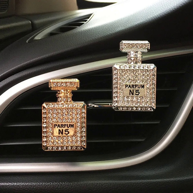 Inlay Water drill Perfume bottle car Air conditioning outlet perfume car perfume interior accessorie