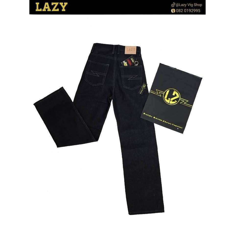 MTE X LAZY กางเกงยีนส์Lazyแท้ผ้าดิบ16ออนซ์ดีเทลใหม่ แถมป้าย