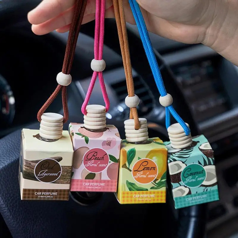 Car Perfume Bottles SUV Perfume Air Freshener Bottles Ornament Car Fragrance Bottles Ornament For Au