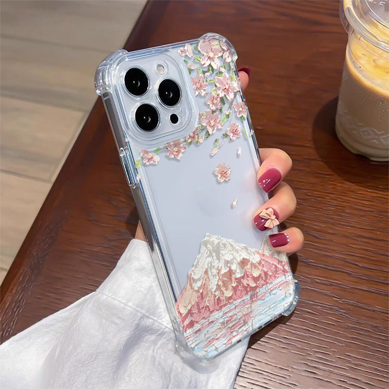 🌸GOOD🌸สี่มุมหนาป้องกันการตกเลนส์ป้องกันกรณีโทรศัพท์มือถือสำหรับ iPhone 16 15 14 13 12 11 ProMax X/XS XR XSMAX 7 8PLUS - รูปที่ 2