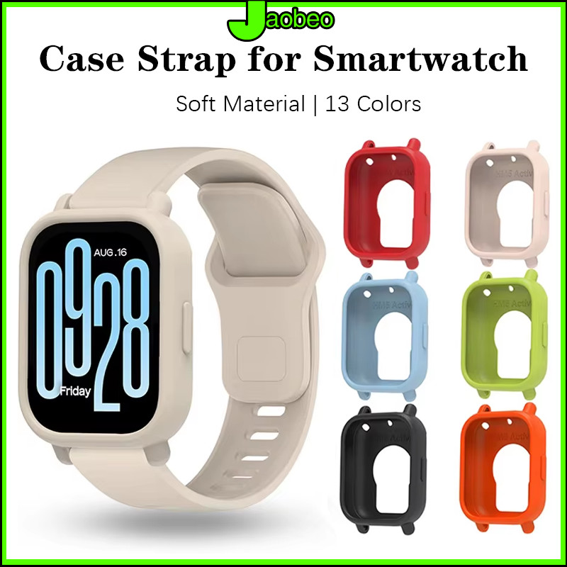 ซองซิลิโคน สายรัด for Smartwatch Xiaomi Redmi Watch 5 Active สายนาฬิกาสปอร์ตนุ่ม ฝาครอบยาง for Redmi Watch 5 Lite