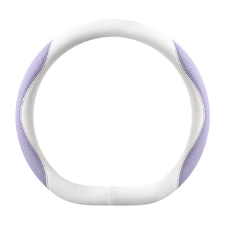 Car Steering Wheel Cover Four Seasons Universal Perforated Leather Non-Slip Summer Cool Breathable Steering Wheel Cover High-End Sweat-Absorbing Non-Slip Diameter 38cm Car interior decoration