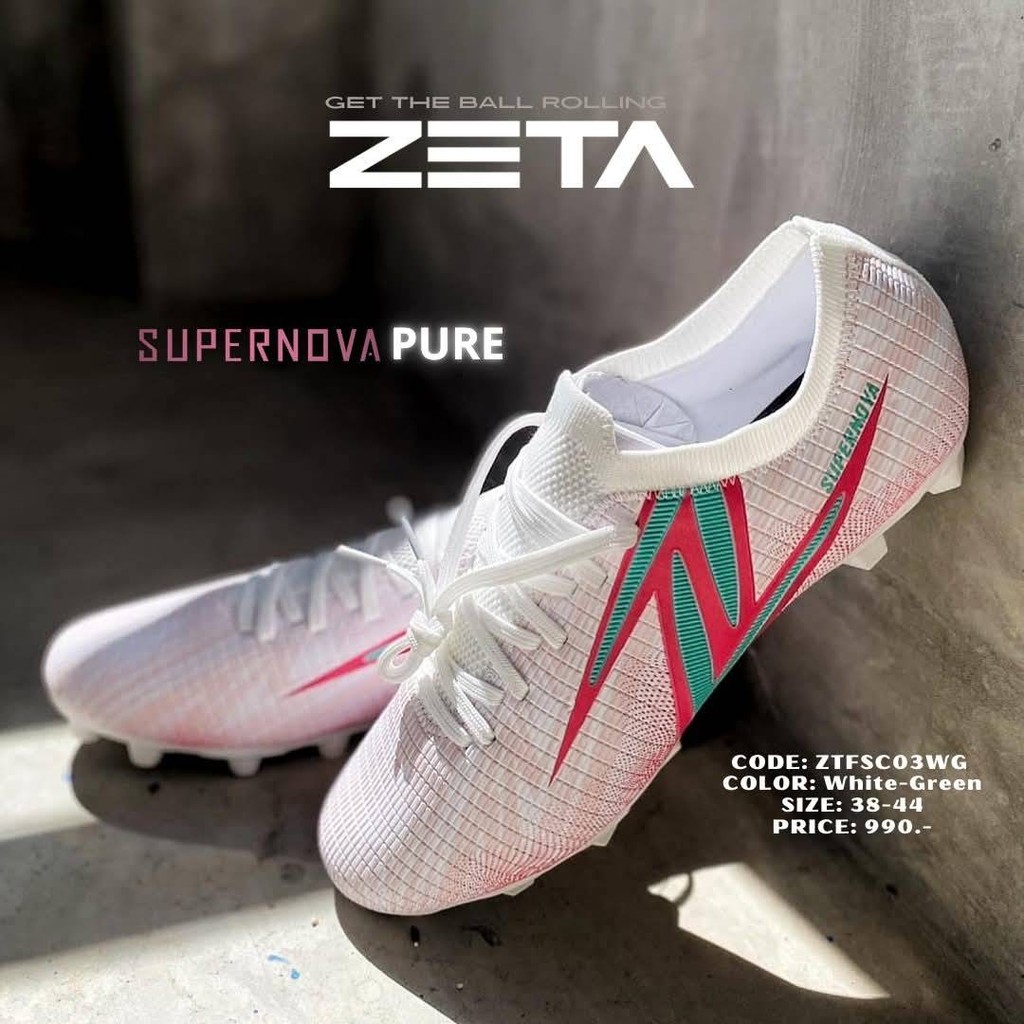 รองเท้าสตั๊ด ZETA SUPERNOVA ZTFSC02 ZTFSC03 ของแท้ รองเท้าสตั๊ดหุ้มข้อ - รูปที่ 4