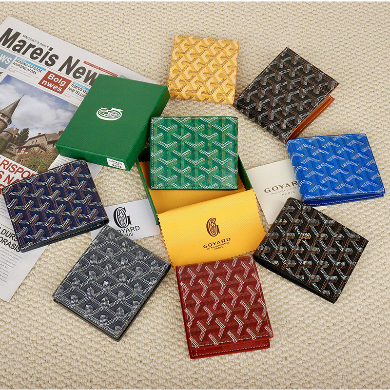 0 goyard goyard ผู้ชายผู้หญิงกระเป๋าสตางค์ Multi-card กระเป๋าสตางค์กระเป๋าแฟชั่น