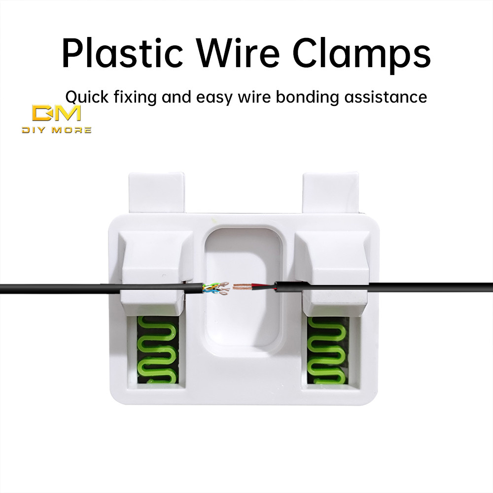DIYMORE ABS Solder Line Fixture, สีขาวสีเขียวติดตั้งทนความร้อน Soldering Bench Fixture สําหรับเมนบอร์ดบัดกรี