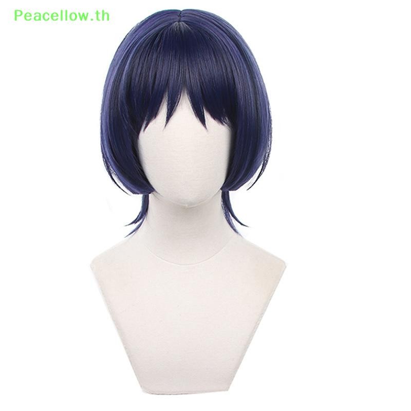 Peacellow Genshin Impact Scaramouche คอสเพลย์วิกผม Pre สไตล์วิกผมทนความร้อนสังเคราะห์ฮาโลวีนสําหรับอะนิเมะเกม Wanderer คอสเพลย์วิกผม TH
