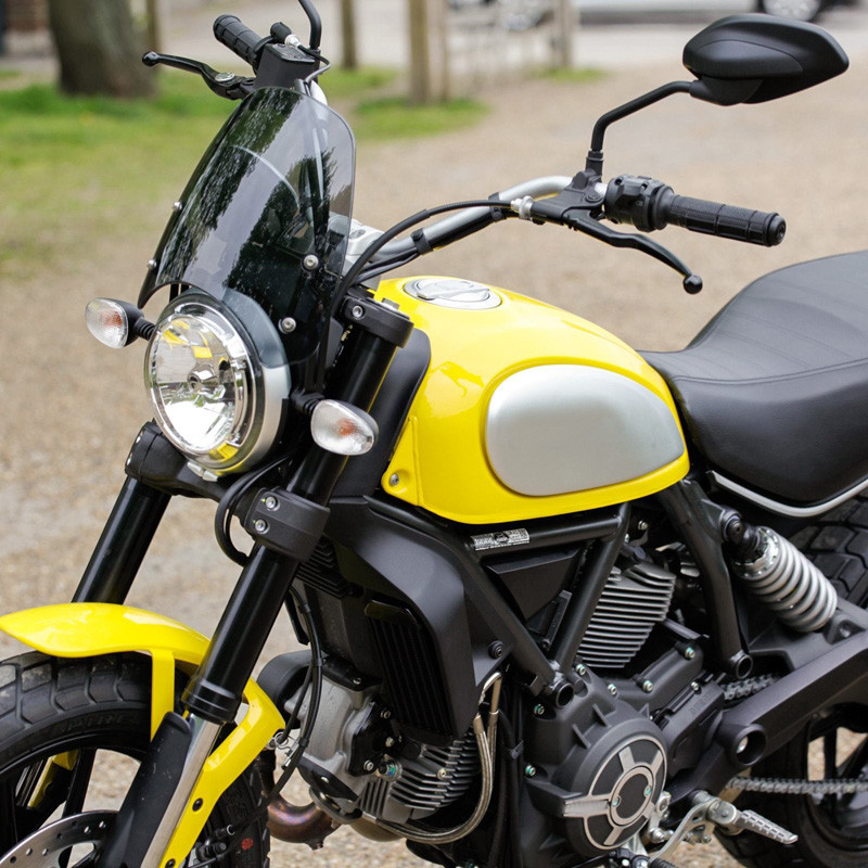 เหมาะสําหรับ Ducati Self-Tour Scrambler 400 800 15-21 กระจกด้านหน้าดัดแปลง