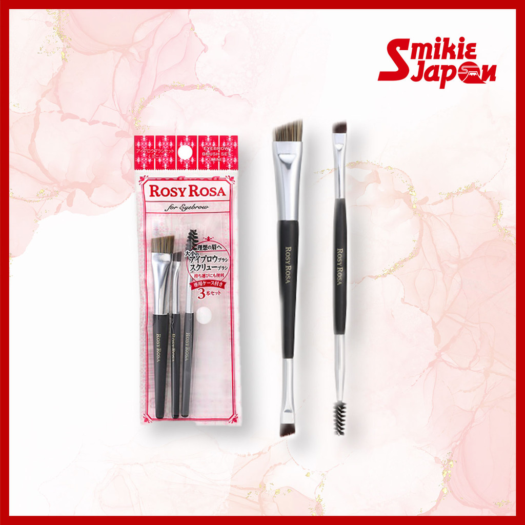 ROSY ROSA Eyebrow Brush Collection / Essential Tools for Perfect Brows / Direct from Japan