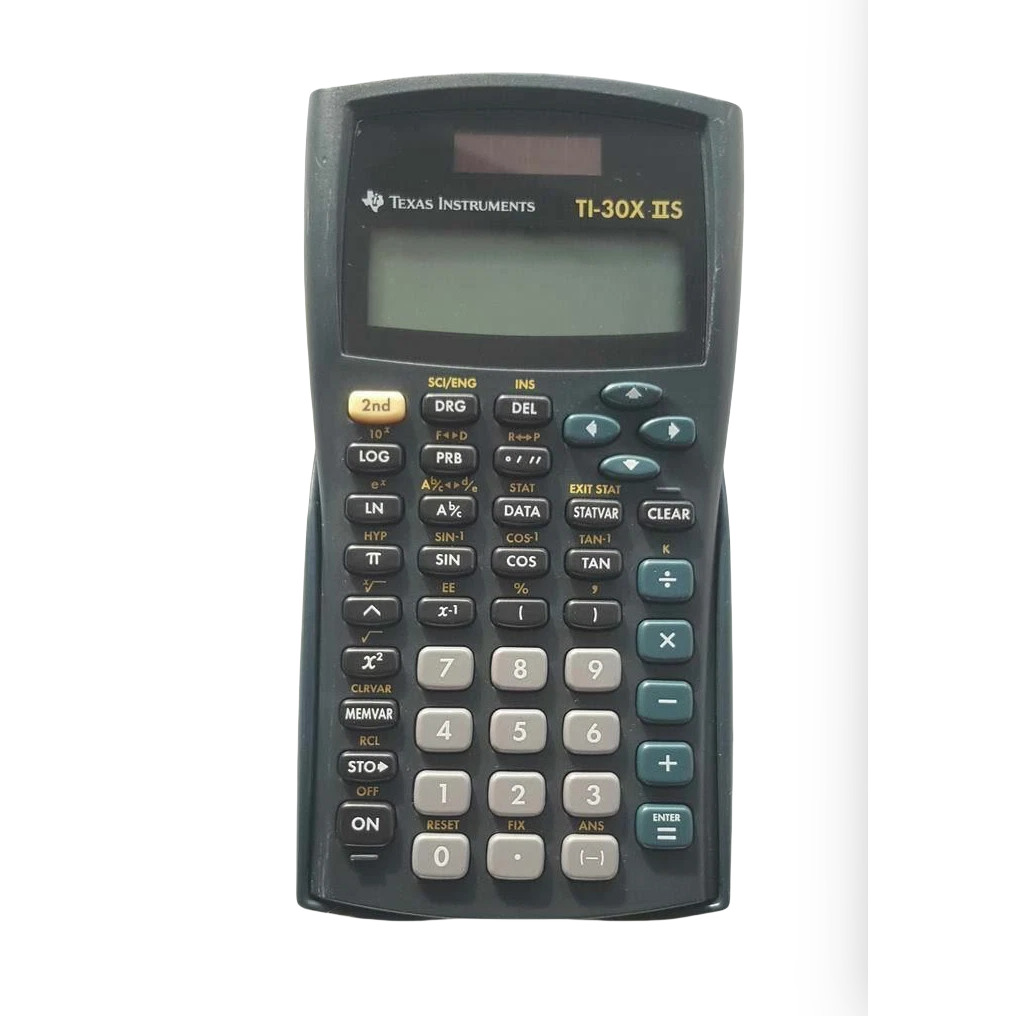 Texas Instruments TI-30X IIS เครื่องคิดเลขวิทยาศาสตร์ 10 หลัก LCD TI30XIIS