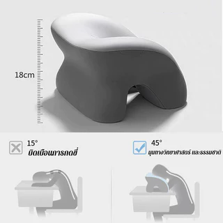 หมอนงีบ หมอนงีบออฟฟิศ นุ่ม Memory foam หมอนรองคอ แบบพกพา หมอนซุกมือ สอดแขนได้ นุ่มนวล รองรับได้ดี