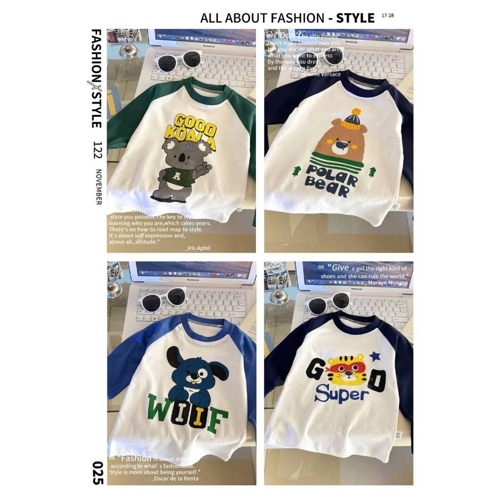 เสื้อยืดแขนยาวเด็กฤดูใบไม้ร่วงฤดูหนาว จุดต่ําสุด เสื้อผ้าฝ้ายแท้เด็กทารกท็อปส์เด็กผู้หญิงเสื้อผ้าเด็กทารกเด็ก