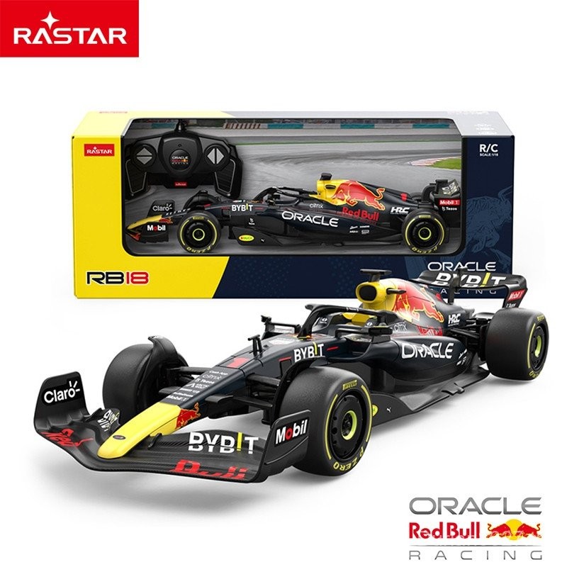 Rastar ของแท้ 1:18 รีโมทคอนโทรลไร้สายรถ Red Bull RB18 F1 สูตร racing Mercedes-AMG W11 EQ ของเล่นเด็ก