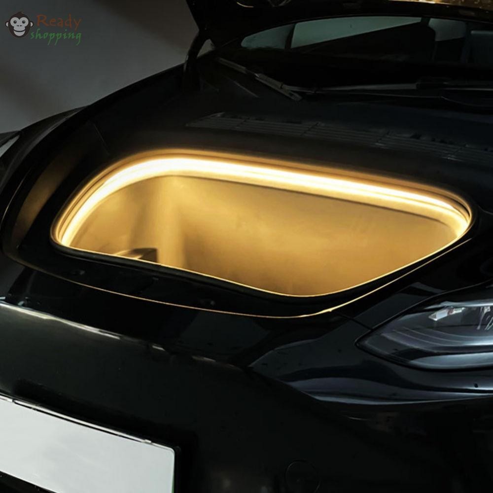 ด้านหน้าtrunk Brighten LED Stripกันน้ํายืดหยุ่นสําหรับTeslaสําหรับTeslaสําหรับรุ่นY