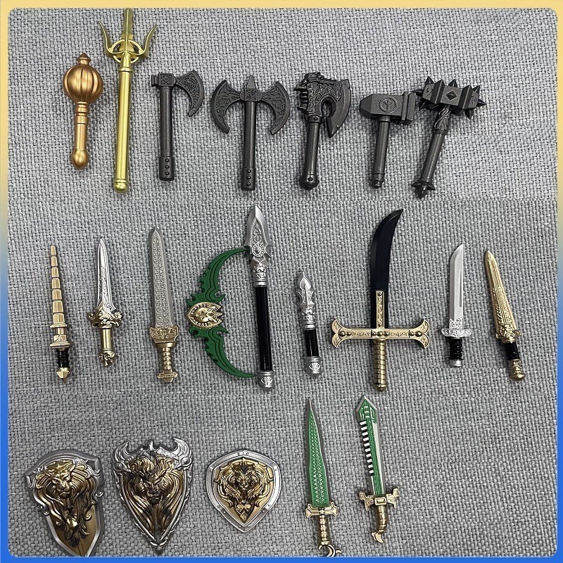 ของสะสม น่ารักประณีต ของเล่นปริศนาสําหรับเด็ก การ์ตูนโบราณตัวเลขอุปกรณ์เสริมรุ่นสีอาคารบล็อกของเล่นรุ่น