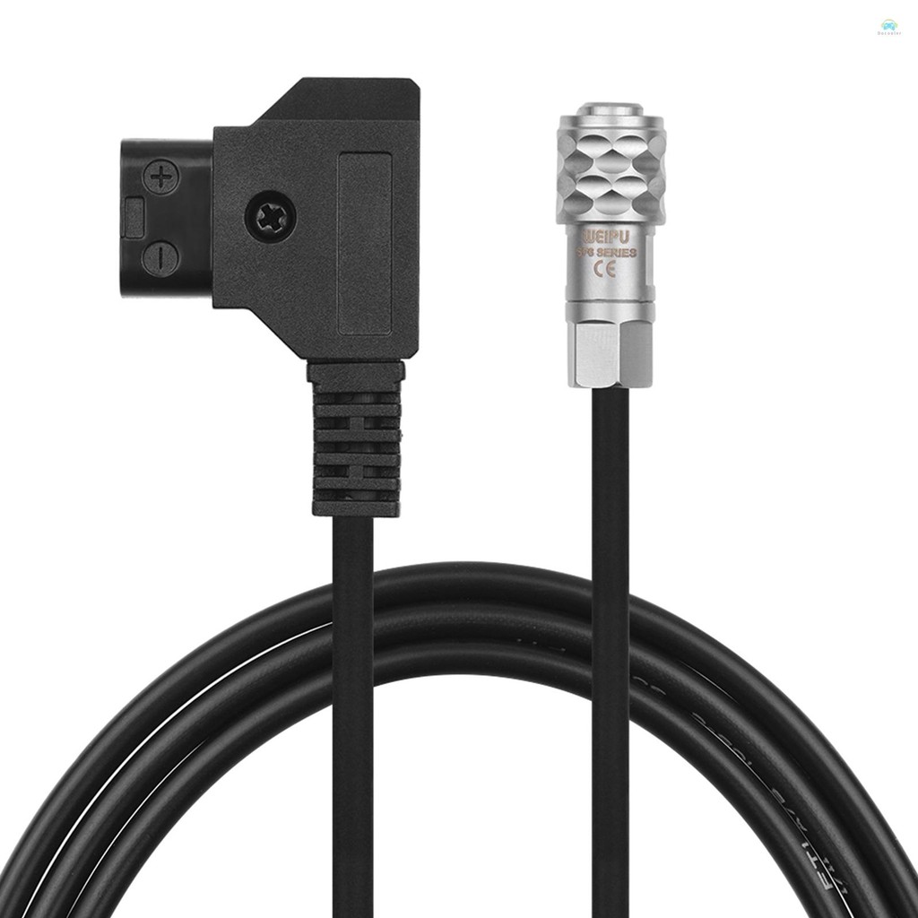Yb2 Link Cable Andoer D-Tap to BMPCC 4K 2 Pin ล็อคสายไฟสําหรับ Blackmagic Pocket Cinema กล้อง 4K V M
