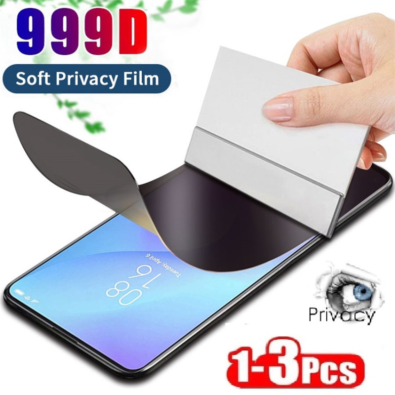 Oneplusace AcePro Ace2 Ace3 1-3 ชิ้น 999D Anti Spy ความเป็นส่วนตัวฟิล์ม Hydrogel นุ่มสําหรับ OnePlus Ace 3 2 Pro Racing 3V 2V Anti Scratch โทรศัพท์ป้องกันหน้าจอ