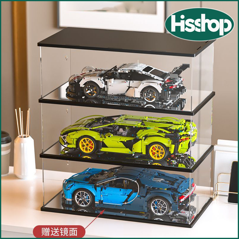PORSCHE เลโก้1:8กล่องแสดง42096 บูกัตติ 42083 ลัมโบร์กีนี 42115 ปอร์เช่ รุ่นกล่องแสดง,กล่องอะคริลิค