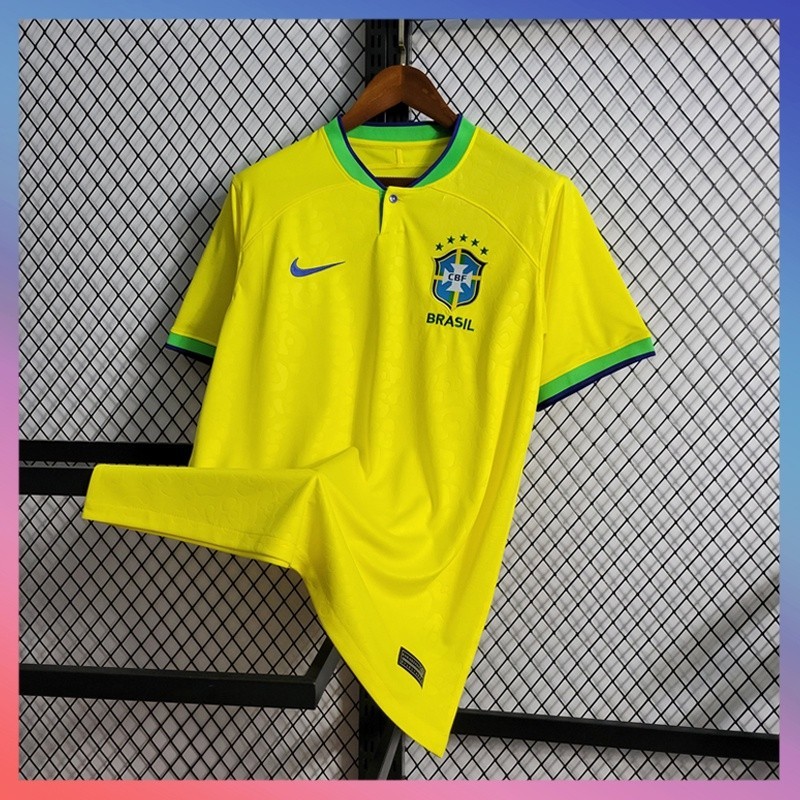 Summer Brazil Jersey 2024 Home Soccer Shirt Top