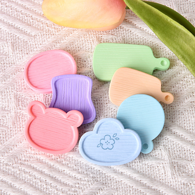 อุปกรณ์เสริม DIY ถาดขนาดเล็ก pretend play อุปกรณ์เสริมสำหรับบ้านตุ๊กตา วัสดุ DIY โฮมเมด ของเล่น