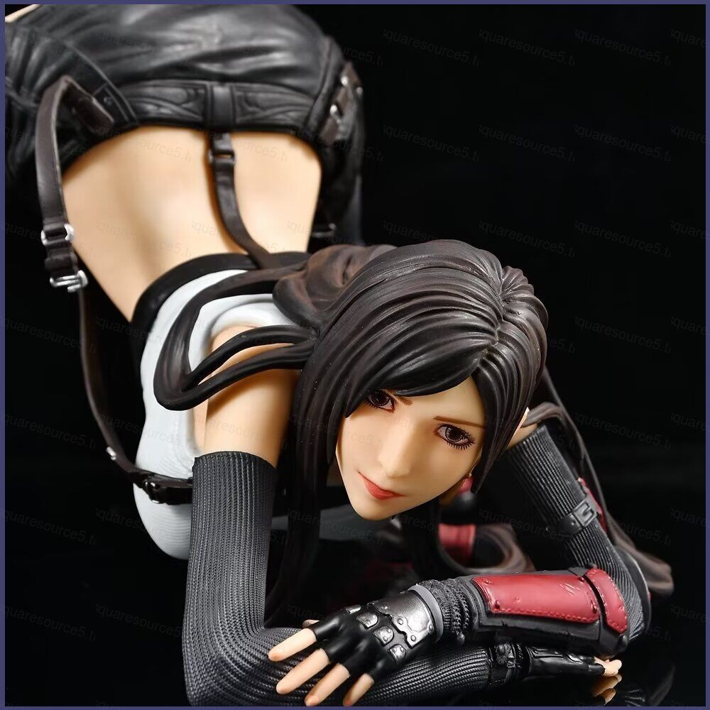 Final Fantasy VII Action Figure Tifa Lockhart นอนบนท้อง สาวสวย ตุ๊กตาของเล่น เครื่องประดับของขวัญ