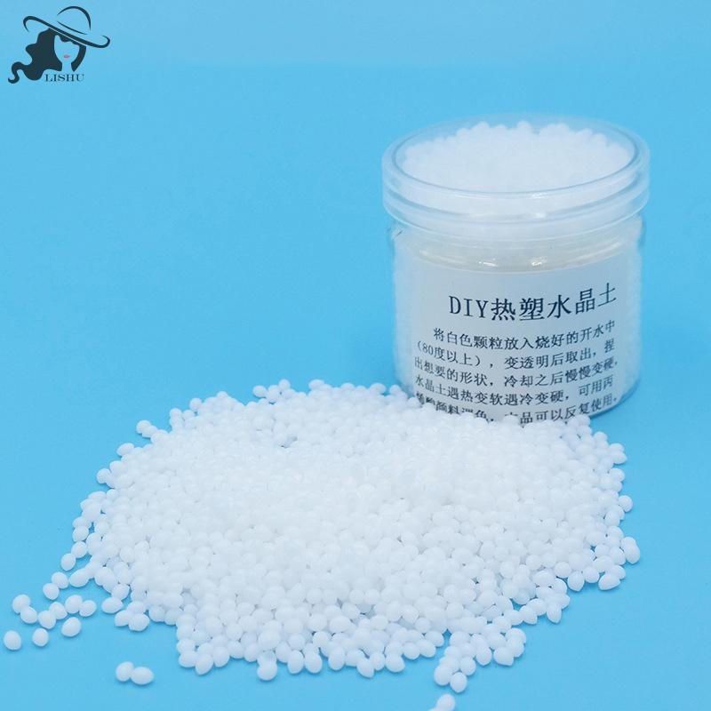 Lishu 50g/100g Polymorph Thermoplastic Friendly พลาสติก aka Polycaprolactone Polymorph เม็ด DIY เซรามิคเครื่องมือคุณภาพสูง th