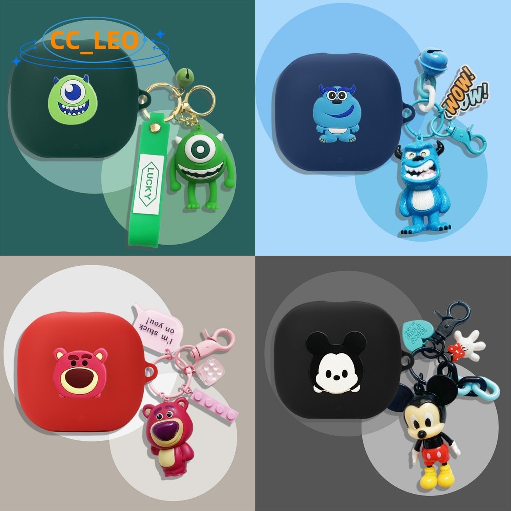 For Anker Soundcore Liberty 4 Pro Case Cute Sesame Street Pendant Soundcore Liberty 4 Pro Silicone S